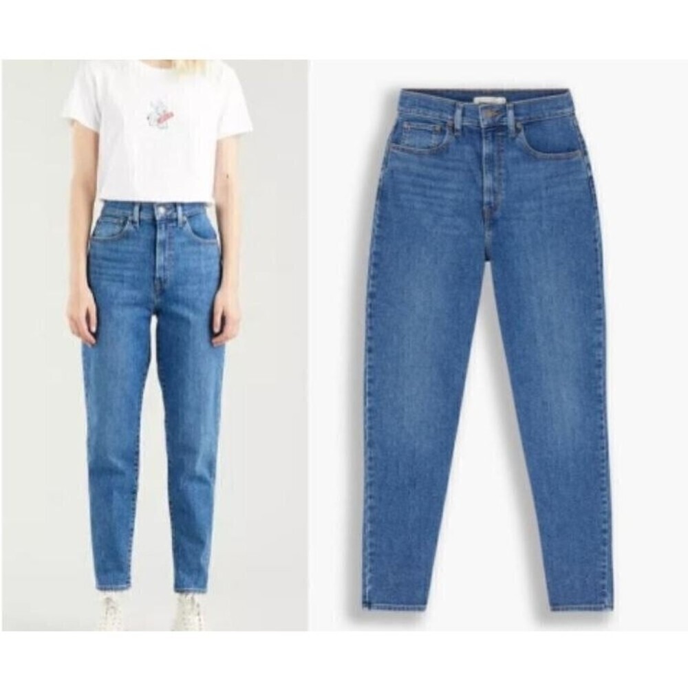 Levi's Womens Size 31 High Waist Mom Cotton Denim NEW Jeans Vintage Casual Retro - Picture 3 of 13